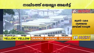 സംസ്ഥാനത്ത് ഇന്നും ശക്തമായ മഴയ്ക്ക് സാധ്യത; നാല് ജില്ലകളിൽ ഓറഞ്ച് അലർട്ട് | Kerala Rain 2024