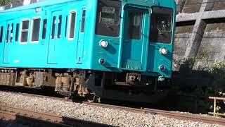 105系（3扉車・SF001編成）／和歌山から紀伊田辺方面への回送／20191130