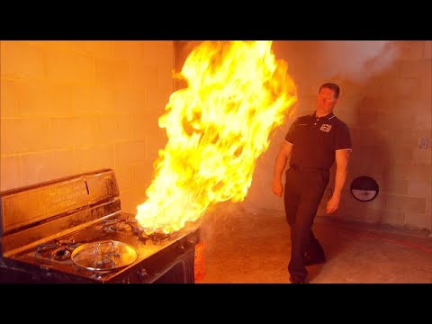 How big of a fire can a fire extinguisher put out?