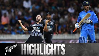 Four Run Margin In Series Decider | HIGHLIGHTS | 3rd T20I - BLACKCAPS v India, 2019