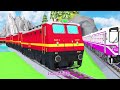 【踏切アニメ】あぶない電車 train vs ms pacman crossing fumikiri 3d railroad crossing animation 1