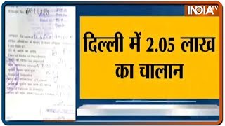 Delhi truck driver fined 2.05 lakh for breaking traffic norms