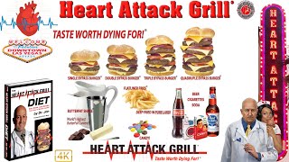 10,000 Calories BYPASS BURGER | Heart Attack Grill | Las Vegas | USA 2023