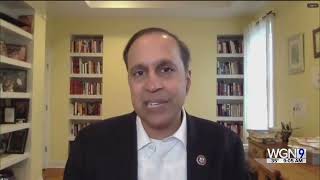 Congressman Krishnamoorthi on the WGN Political Report with Paul Lisnek