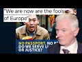 Cllr Malachy Steenson on the Chinese nationals who arrived at Shannon Airport without passports