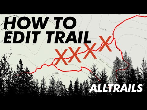 Edit a route in AllTrails Tutorial 4K