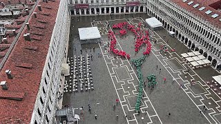 День Святого Марка в Венеции: на главной площади появилась гигантская роза