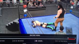 WWE 2K17: MOST BRUTAL CLOTHESLINE EVER