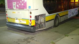 Mass. residents left with damaged cars after MBTA bus accident