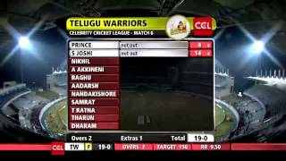 CCL 5 Telugu Warriors Vs Bhojpuri Dabanggs 2nd Innings Part 1/3