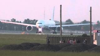 Air Canada's newest B77W departing YUL on runway 24L