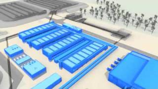 3D animation of tertiary sewage treatment process at the Eastern Treatment Plant