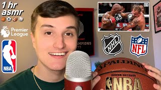 ASMR Sports Whisper Ramble Until YOU Sleep 🏈💤 (1 hour asmr)