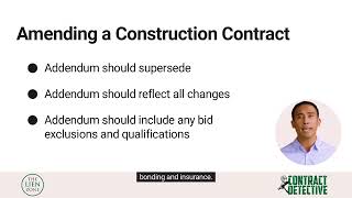 Amending a Contract