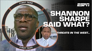 Shannon Sharpe’s Lakers take had Stephen A. ALMOST fall out of his chair 😂 | Fir