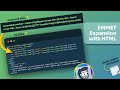 Emmet Expansion with HTML (How to type HTML faster and more accurately)