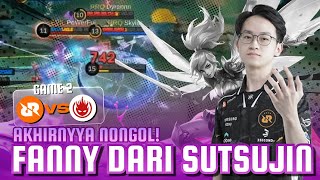 SUTSUJIN FANNY NONGOL LAGI! - ESL RRQ HOSHI VS EVIL SG GAME 2 #MLBBIDCreator