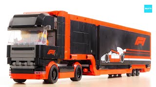 レゴ シティ F1 RB20 \u0026 AMR24 レースカーとF1トラック 60445 ／ LEGO City F1 Truck with RB20 \u0026 AMR24 F1 Cars Speed build