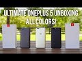 Limited Edition OnePlus 5 Unboxing in ALL COLORS! (Soft Gold)