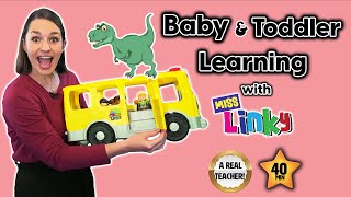 Learn to Talk with Miss Linky | Baby and Toddler First Words | Nursery Rhymes