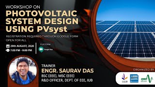 Workshop on Photovoltaic System Design using PVsyst