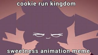 Sweetness animation meme // cookie run kingdom//SPOILER WARNING!! ⚠️⚠️⚠️