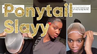 HD Frontal Ponytail Install🔥 Straight Lace Frontal | Beginner Friendly Style!