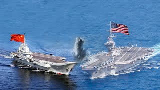 China Shocked April 12023 Us Aircraft Carrier Warn China Aircraft Carrier In The South China Sea