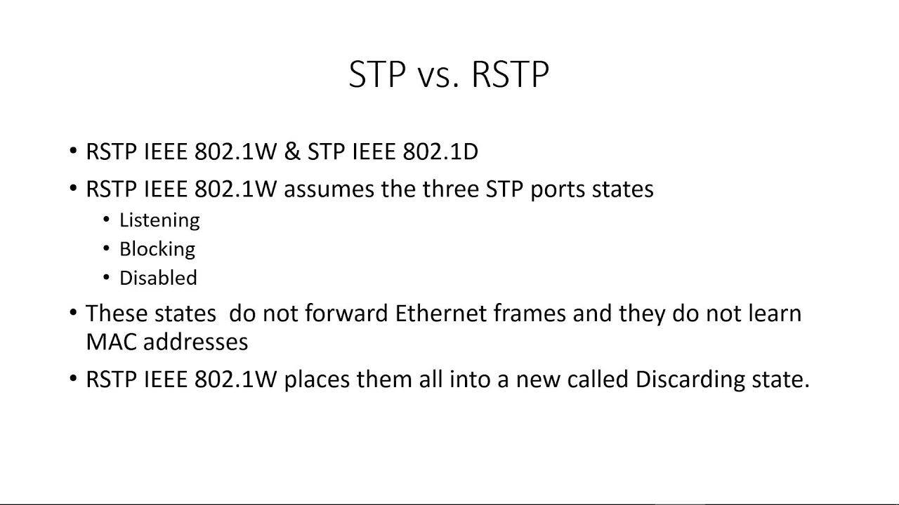 Difference Between Spanning Tree Versions: MSTP Vs RSTP Vs, 54% OFF