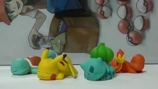 Opening 4 Pokemon Oyasumi Friends Capsule Toys - ポケモンおやすみフレンズXY3