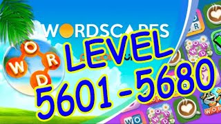 WordScapes Level 5601-5680 Answers | Summit