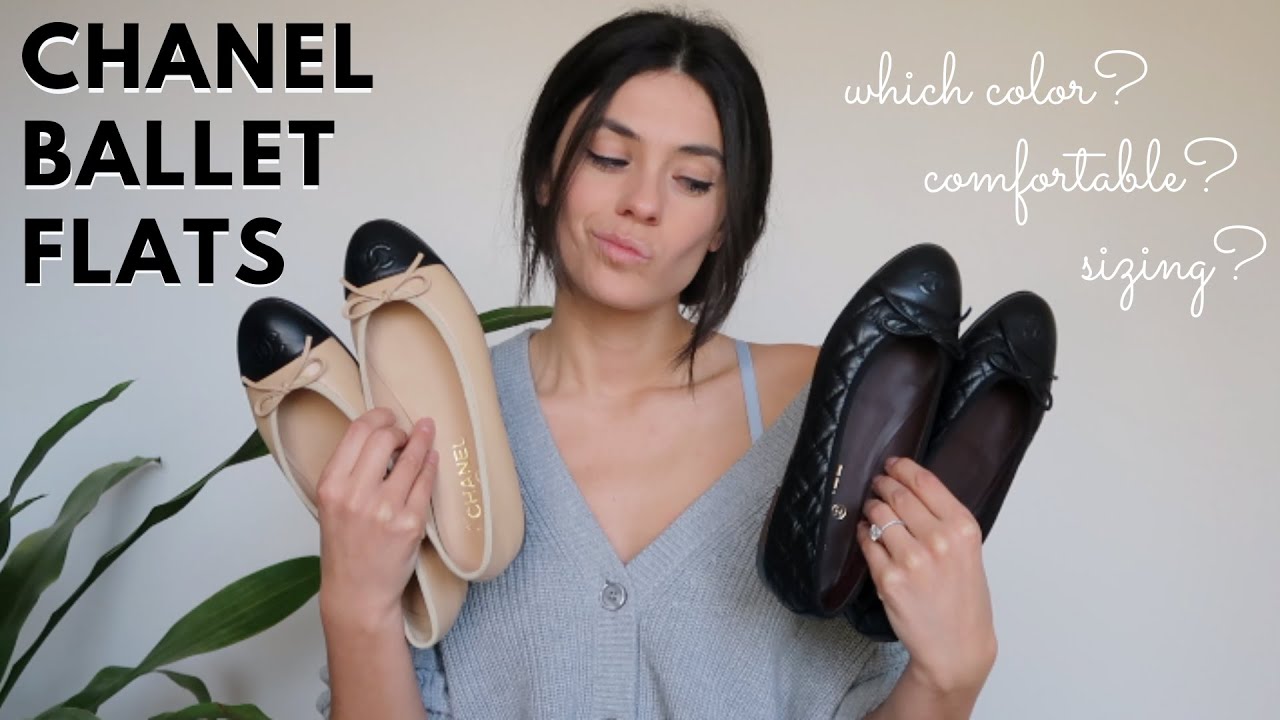 CHANEL BALLET FLATS REVIEW & STORY (COLOR, SIZING, COMFORTABLE) - YouTube