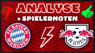 Analyse + Spielernoten Fc Bayern vs RB Leipzig