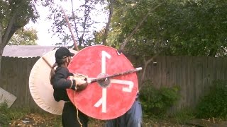Viking Shield Techniques - Shield Nail or Indentation reply to Roland Warzecha ep.4