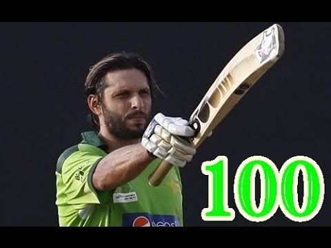 Shahid Afridi 100 Runs Off 37 Balls Fastest Century In ODI - YouTube