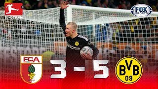 Augsburgo - Borussia Dortmund [3-5] | GOLES | Jornada 18 | Bundesliga