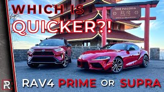 The 2021 Toyota Supra & RAV4 Prime Are Two Very Quick Toyotas – But Which is Faster?