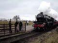 black 5 45305 on the tpo at the great central railway