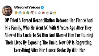 OP Tried A Forced Reconciliation Between Her Fiancé And His Family, Who He Went NC With 9 Years A...