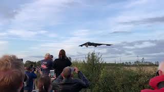 USAF B-2 Spirit, aka stealth bomber, landing at RAF Fairford