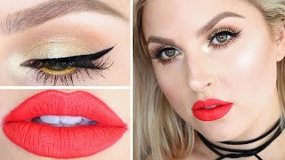 Chit Chat Get Ready With Me ♡ Fun Colorful Summer Makeup!