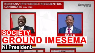 Kwa Ground!  Latest Presidential  Polls, Widening Gap Between Raila Odinga And William Ruto| news 54