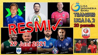 20 BERITA TRANSFER LIGA 1 & 2 INDONESIA HARI INI 29 JUNI 2021