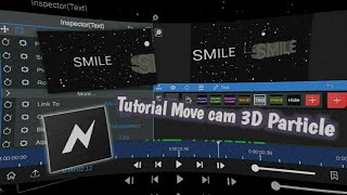 Tutorial Move cam Particle 3D Node video - English sub