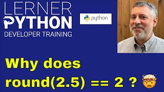 Why does round(2.5) == 2 in Python?