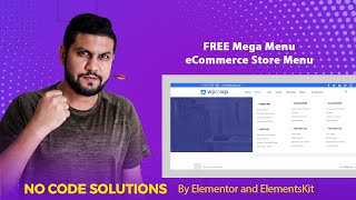 (FREE) WordPress Mega Menu Design and eCommerce Store Menu Design | ElementsKit