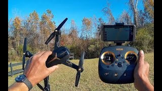 VISUO XS812 GPS REVIEW \u0026 FLIGHT TEST [ONE OF THE BETTER ONES!]