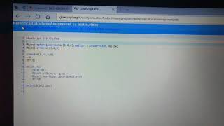 Numerical calculation using VPython