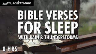 Bible Verses with Rain and Thunderstorm Sounds for Sleep and Meditation