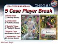 2024 Topps Chrome 5 Case Mixer Team Break #1 Recap